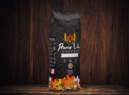 Prairie Lily Gusseted coffee bag